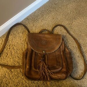 Patricia Nash leather backpack